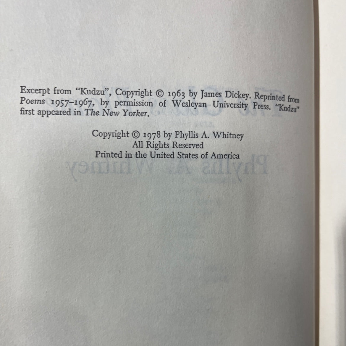 the glass flame book, by Phyllis A. Whitney, 1978 Hardcover image 3