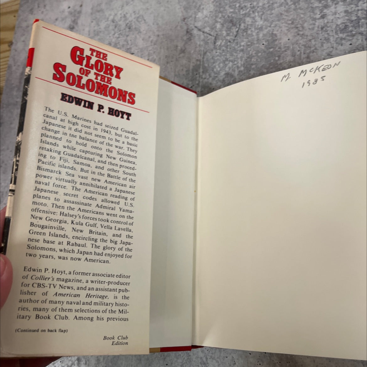 the glory of the solomons book, by edwin p. hoyt, 1983 Hardcover image 4