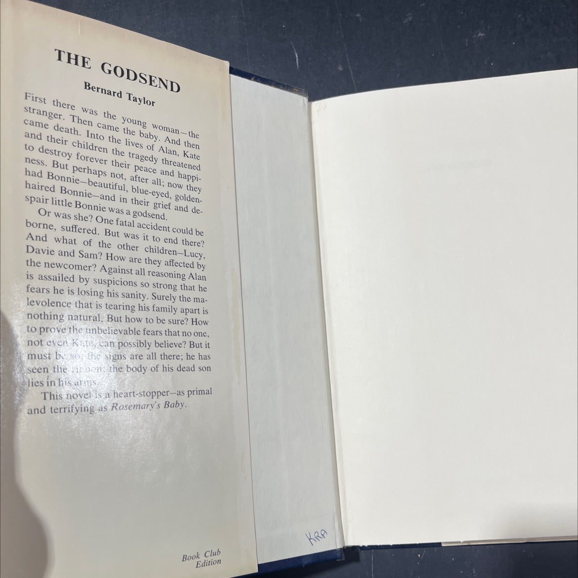 the godsend book, by bernard taylor, 1976 Hardcover image 4