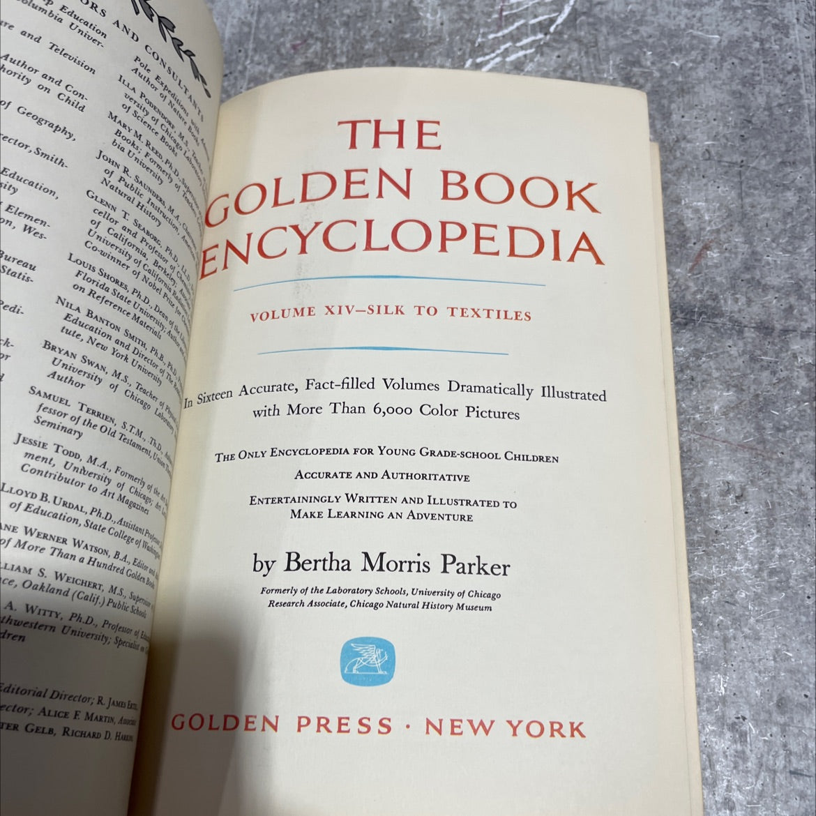 the golden book encyclopedia book, by bertha morris parker, 1960 Hardcover image 2