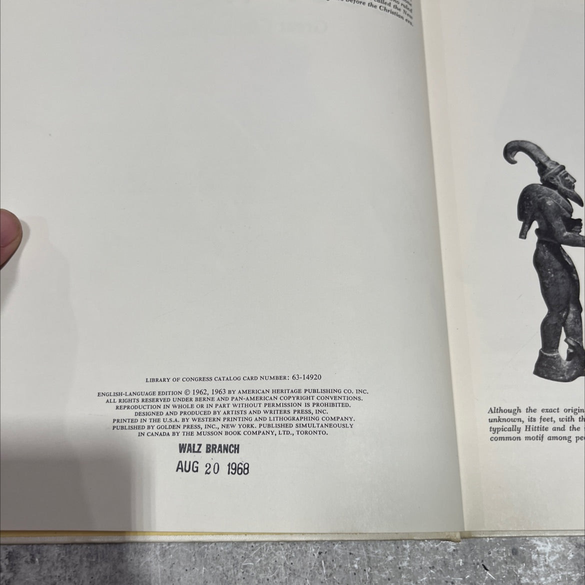 the golden book of lost worlds book, by janet chenery, 1963 Hardcover image 3