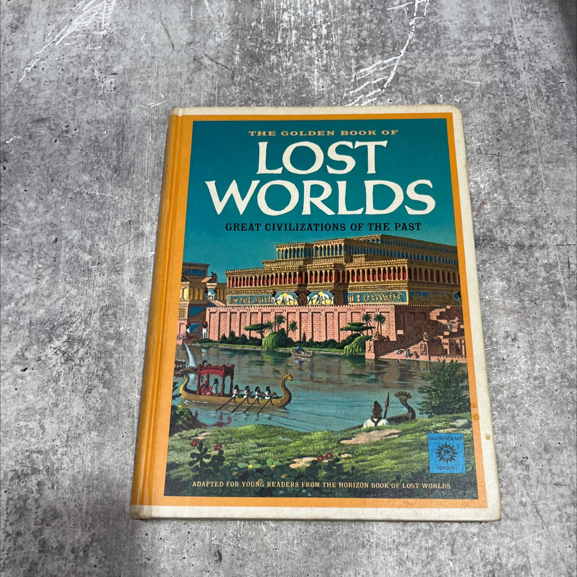 the golden book of lost worlds book, by janet chenery, 1963 Hardcover image 1