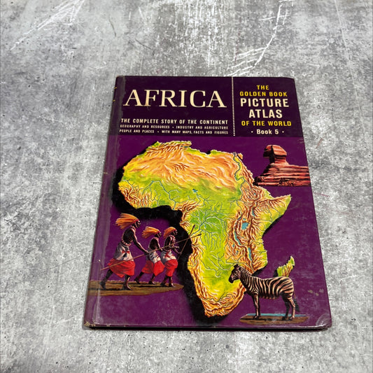 the golden book picture atlas of the world in six volumes book, by norman lobosenz, 1960 Hardcover image 1