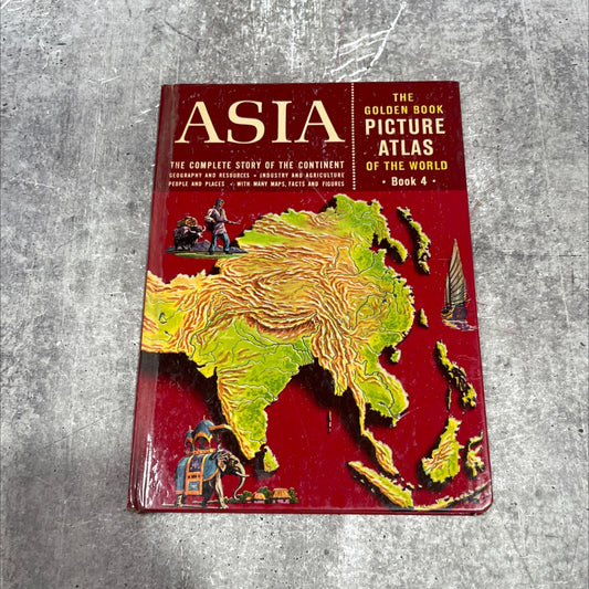 the golden book picture atlas of the world in six volumes book, by dorothy w. furman, 1960 Hardcover image 1