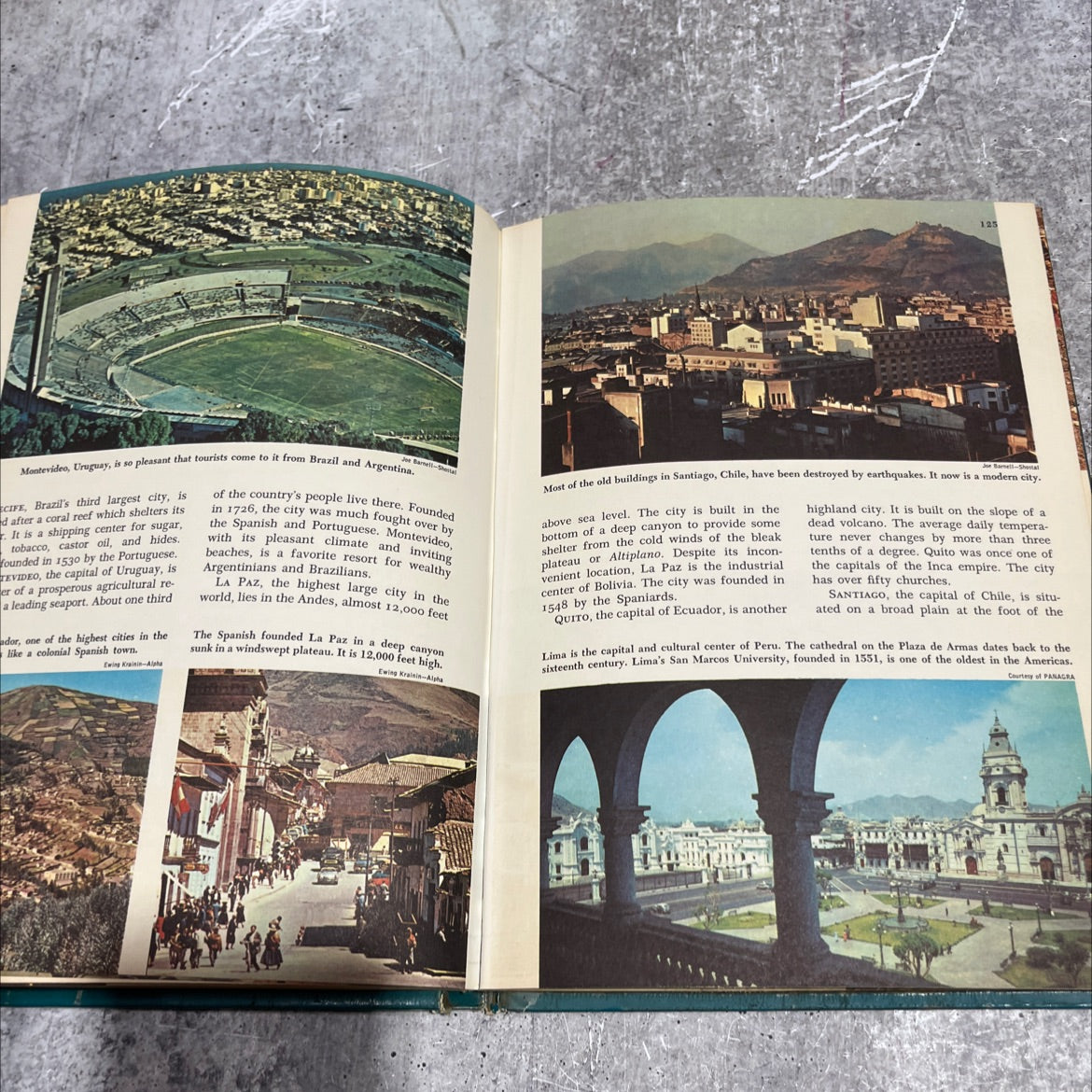 the golden book picture atlas of the world in six volumes book, by margaret bevans, 1960 Hardcover image 3