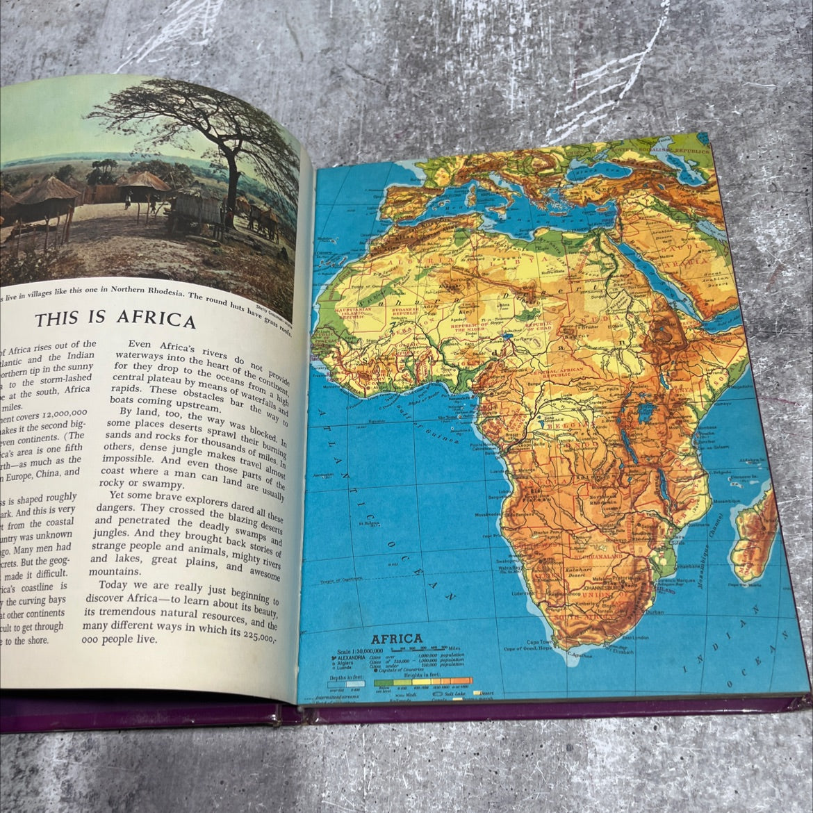 the golden book picture atlas of the world in six volumes book, by norman lobosenz, 1960 Hardcover image 3