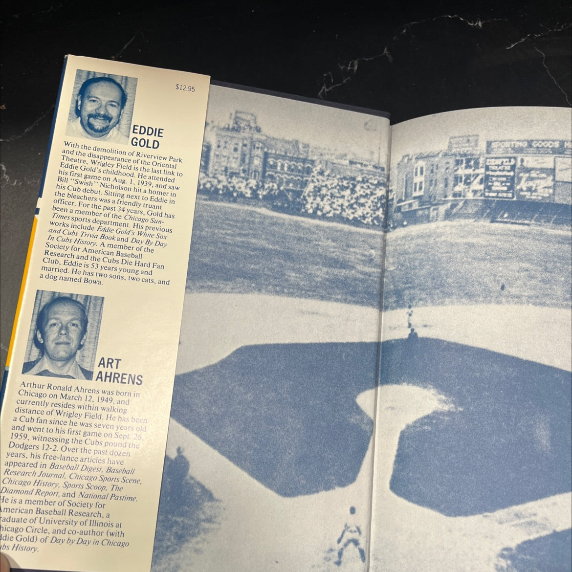 the golden era cubs 1876-1940 book, by eddie gold, art ahrens, 1985 Hardcover image 4