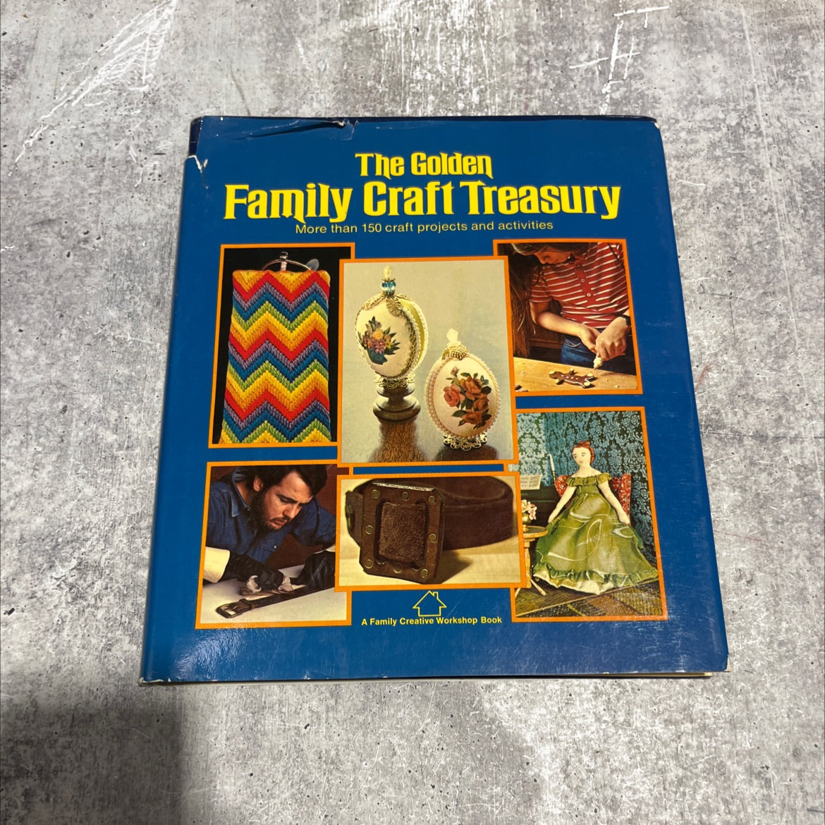 the golden family craft treasury book, by unknown, 1975 Hardcover image 1