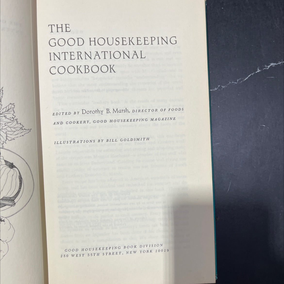 the good housekeeping international cookbook book, by dorothy b. marsh, 1964 Hardcover image 2