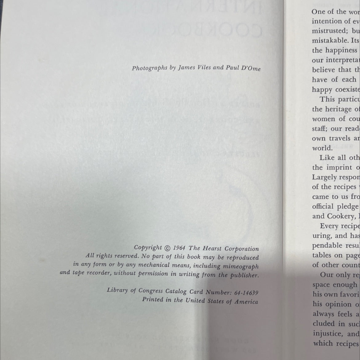 the good housekeeping international cookbook book, by Dorothy B. Marsh, 1964 Hardcover image 3