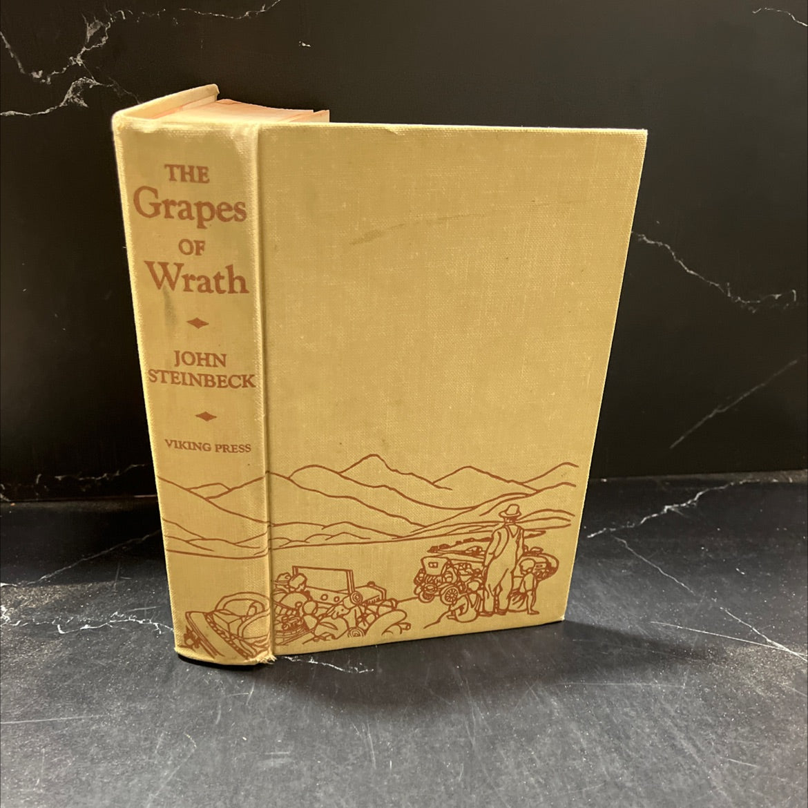 the grapes of wrath book, by john steinbeck, 1939 Hardcover image 1