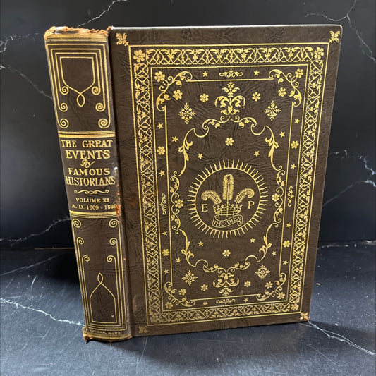 the great events by famous historians book, by Rossiter Johnson, 1919 Leather image 1