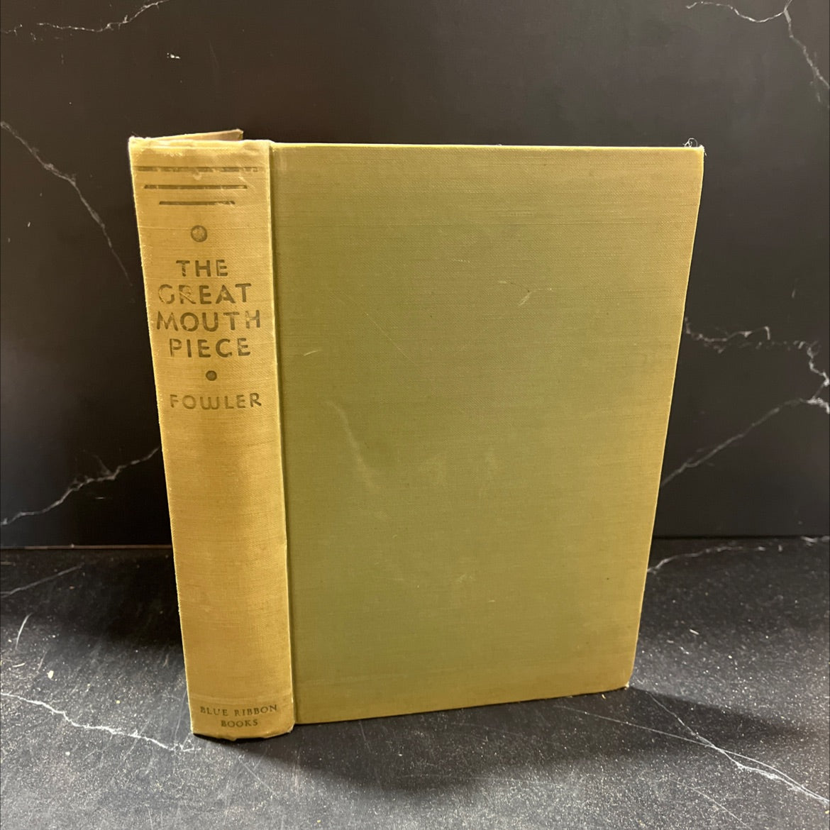 the great mouthpiece book, by gene fowler, 1938 Hardcover image 1