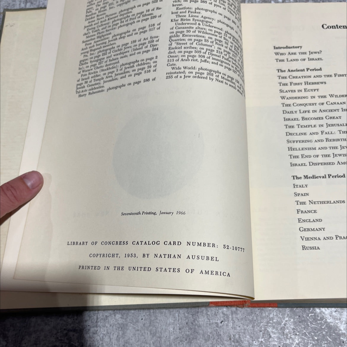 the great pictorial history of the jewish people from bible times to our own day throughout the world book, by Nathan image 3