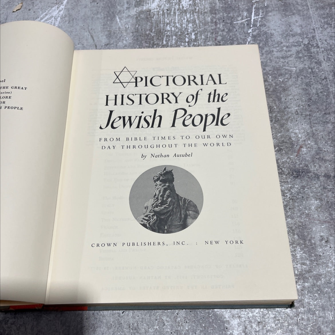 the great pictorial history of the jewish people from bible times to our own day throughout the world book, by Nathan image 2