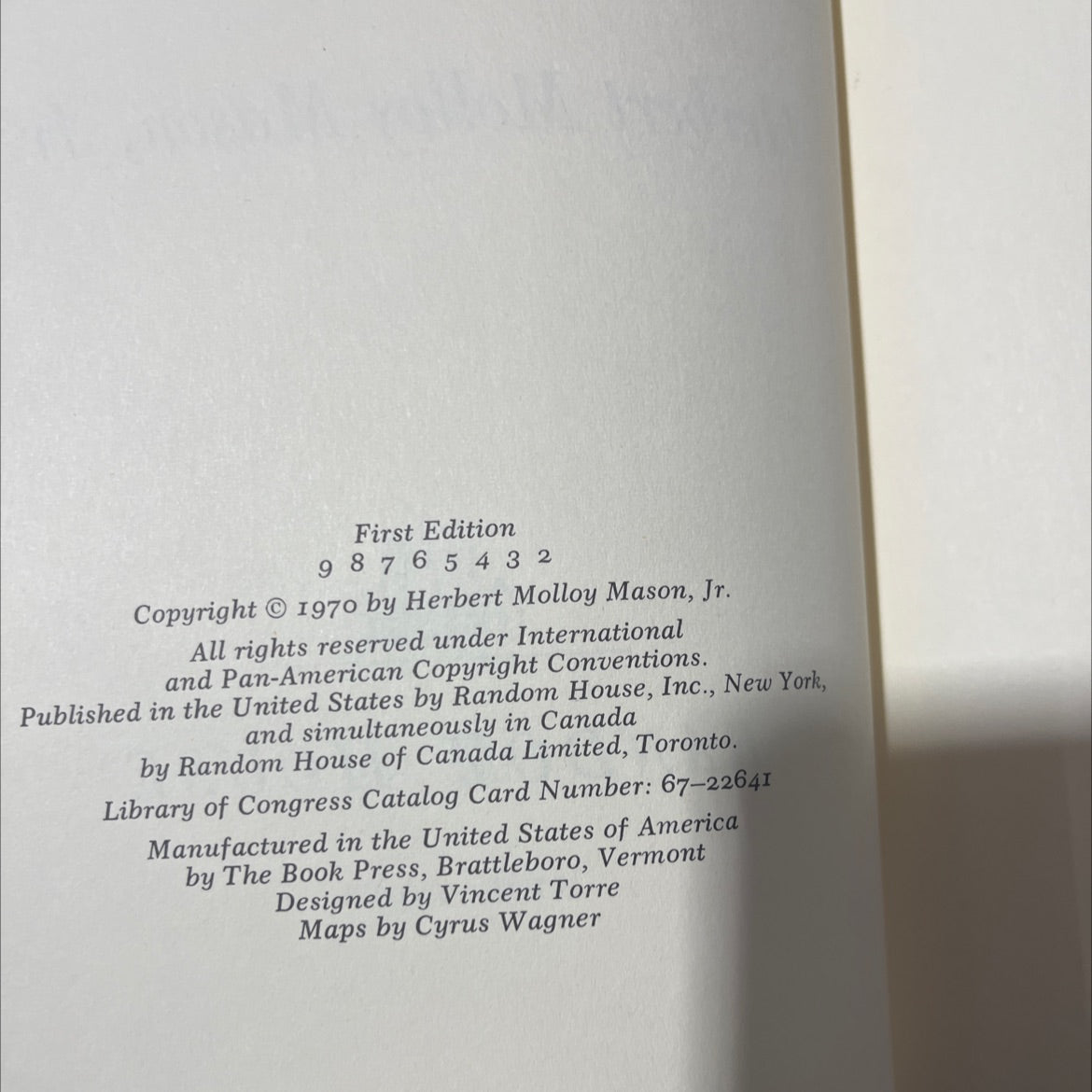 the great pursuit book, by Herbert Molloy Mason, Jr., 1970 Hardcover image 3