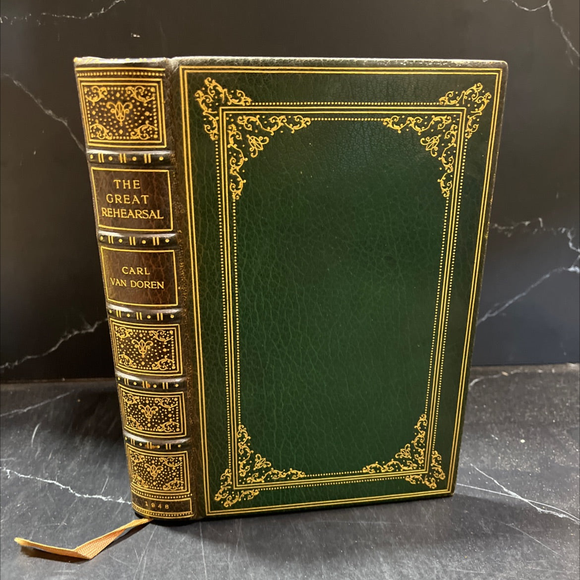 the great rehearsal book, by carl van doren, 1948 Leather image 1