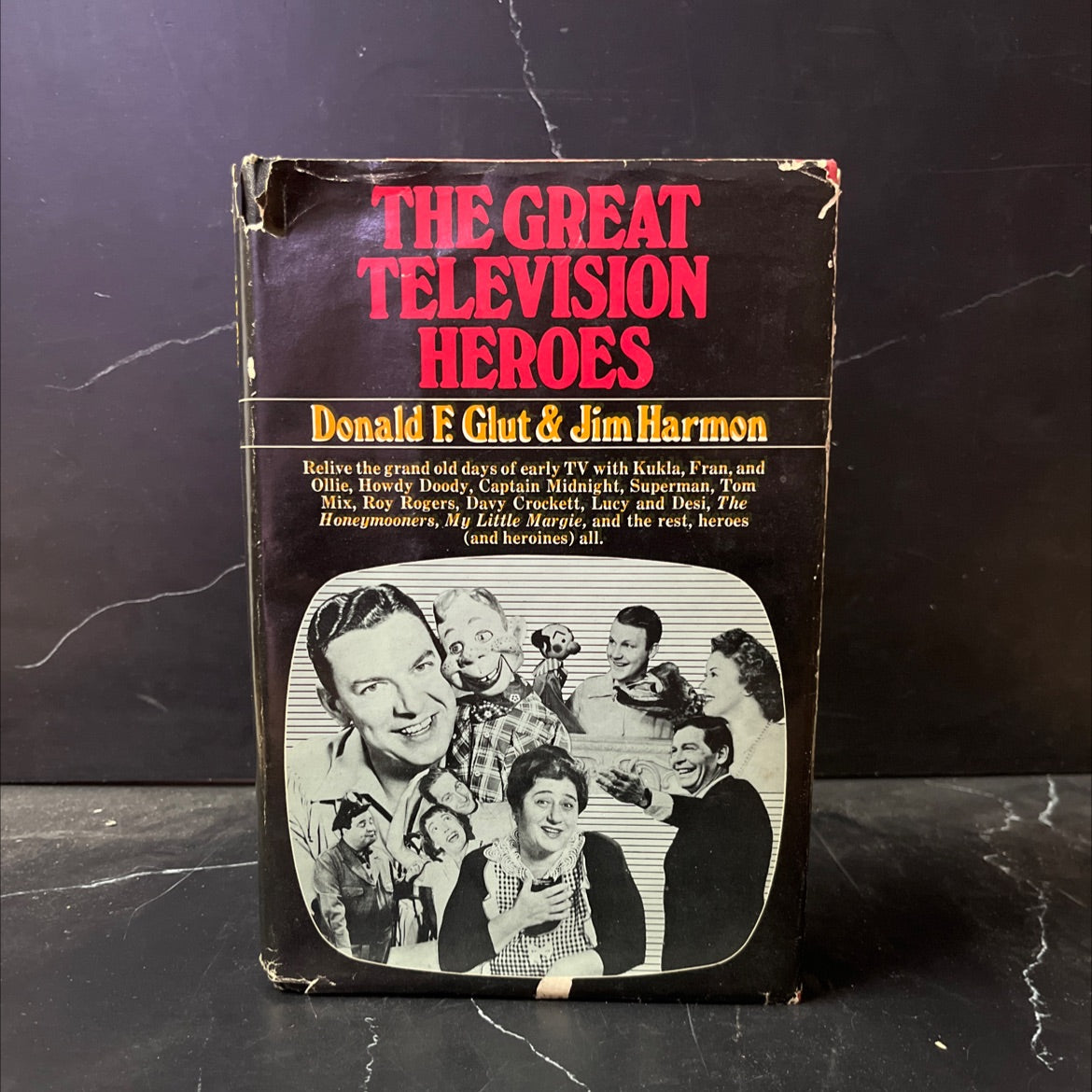 the great television heroes book, by Donald F Glut, Jim Harmon, 1975 Hardcover image 1