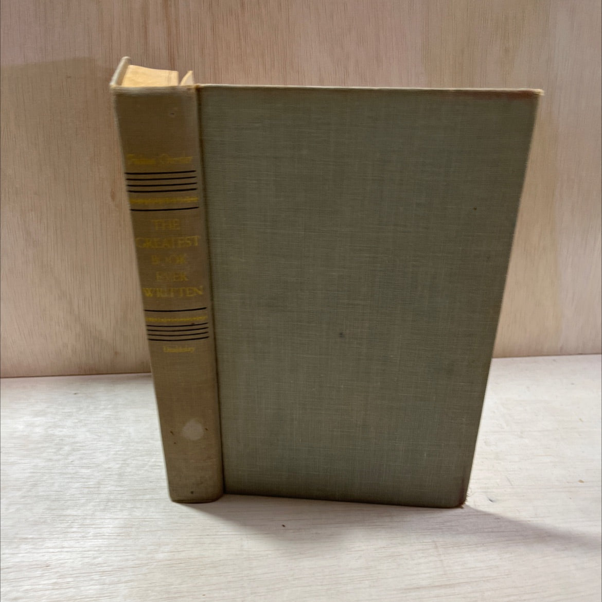 the greatest book ever written book, by fulton oursler, 1951 Hardcover, Vintage image 1