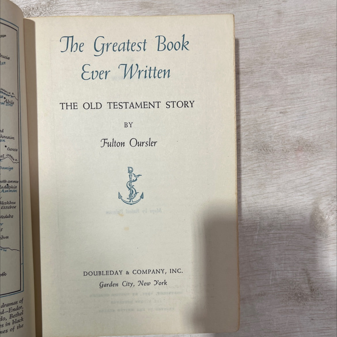 the greatest book ever written book, by fulton oursler, 1951 Hardcover, Vintage image 2