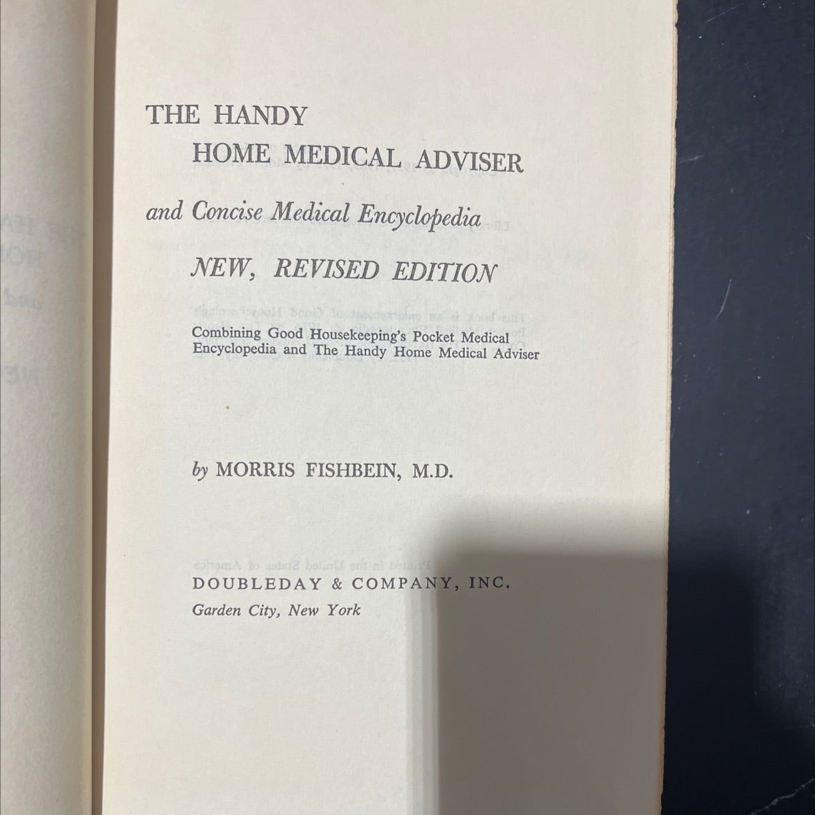 the handy home medical adviser and concise medical encyclopedia new revised edition combining good housekeeping's image 2