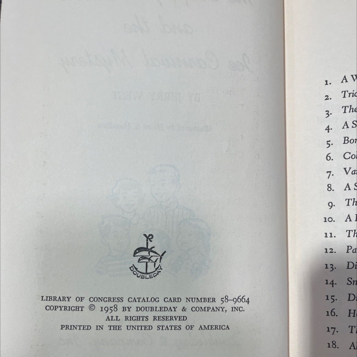 the happy hollisters and the ice carnival mystery book, by jerry west, 1958 Hardcover image 3
