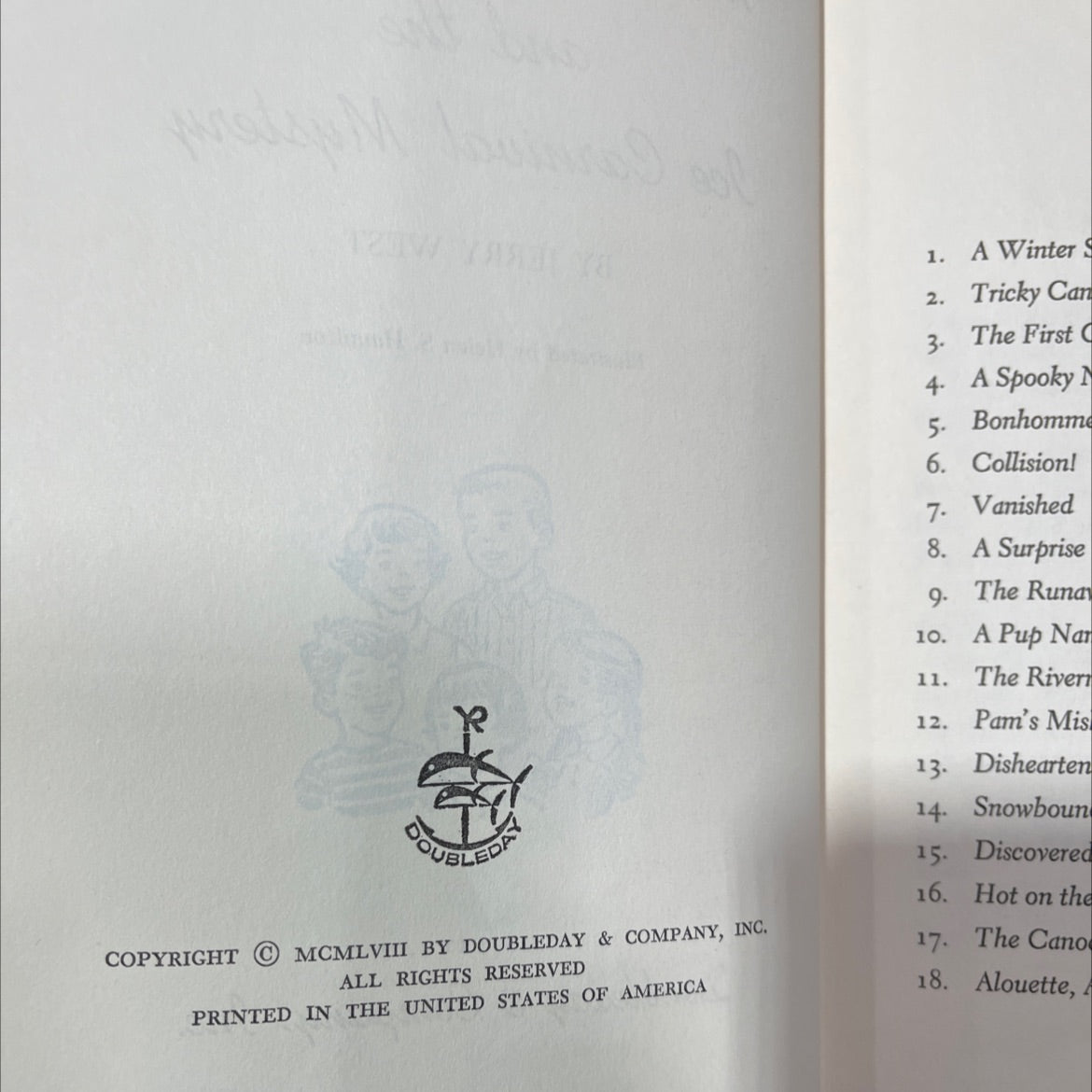 the happy hollisters and the ice carnival mystery book, by jerry west, 1958 Hardcover image 3