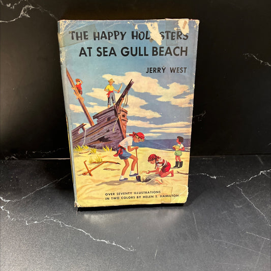 the happy hollisters at sea gull beach book, by jerry west, 1953 Hardcover, Vintage image 1