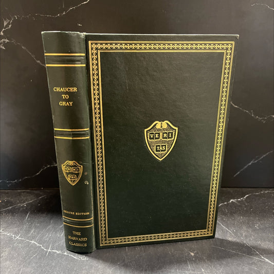 the harvard classics english poetry in three volumes volume i from chaucer to gray book, by charles w. eliot, 1937 image 1