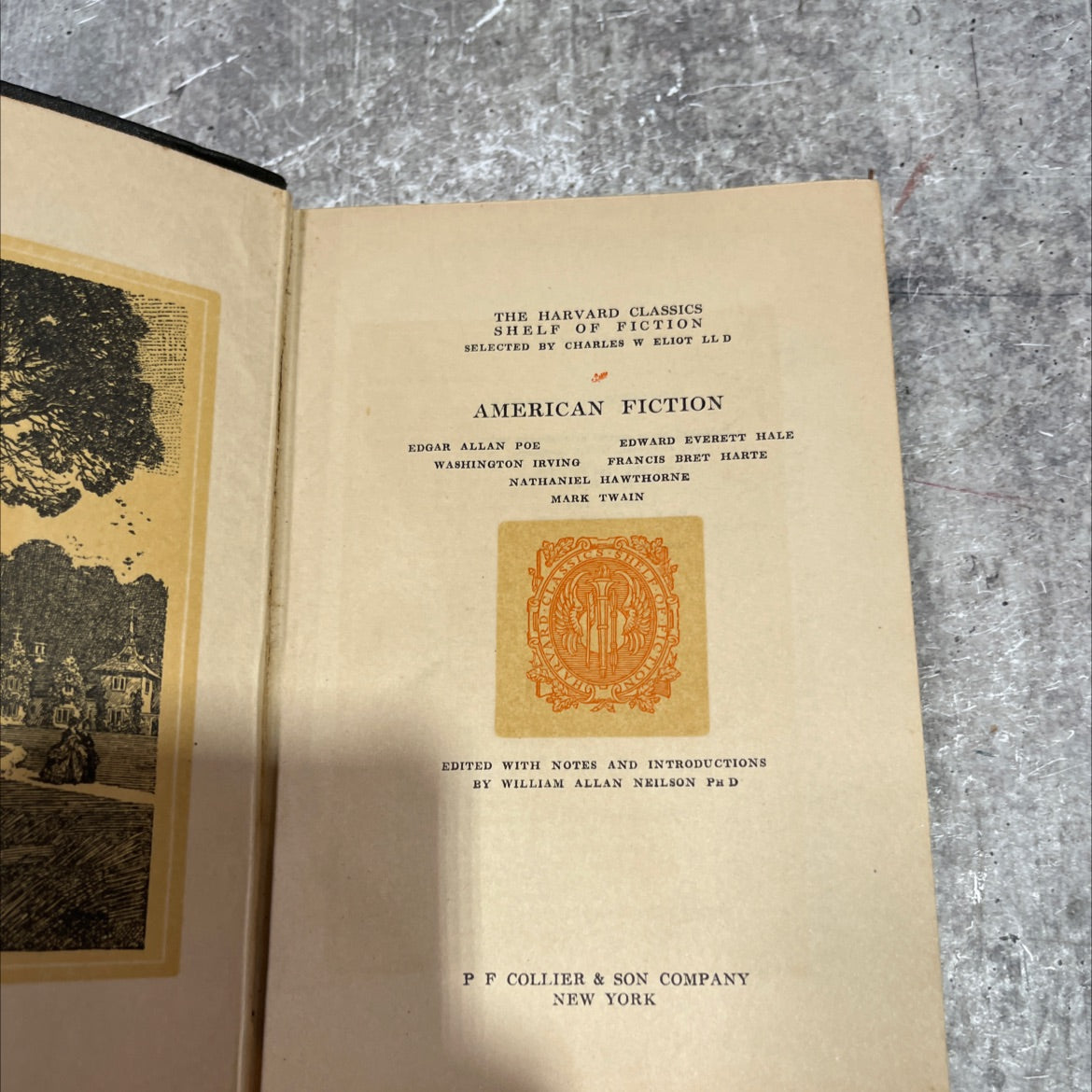 the harvard classics shelf of fiction book, by charles w eliot, 1917 Hardcover image 2