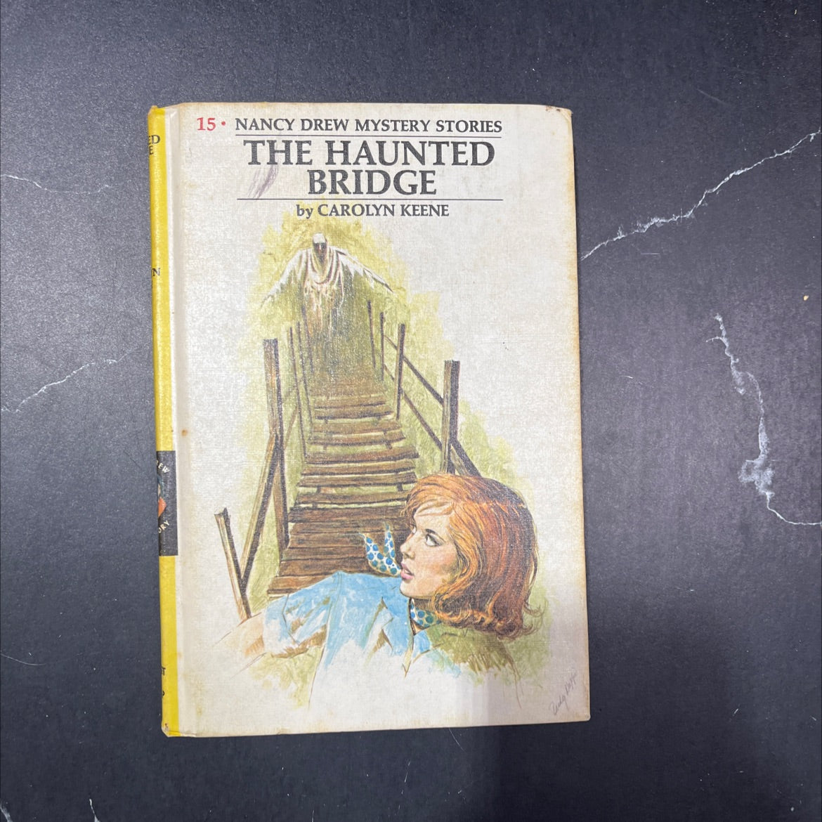 the haunted bridge book, by carolyn keene, 1972 Hardcover image 1