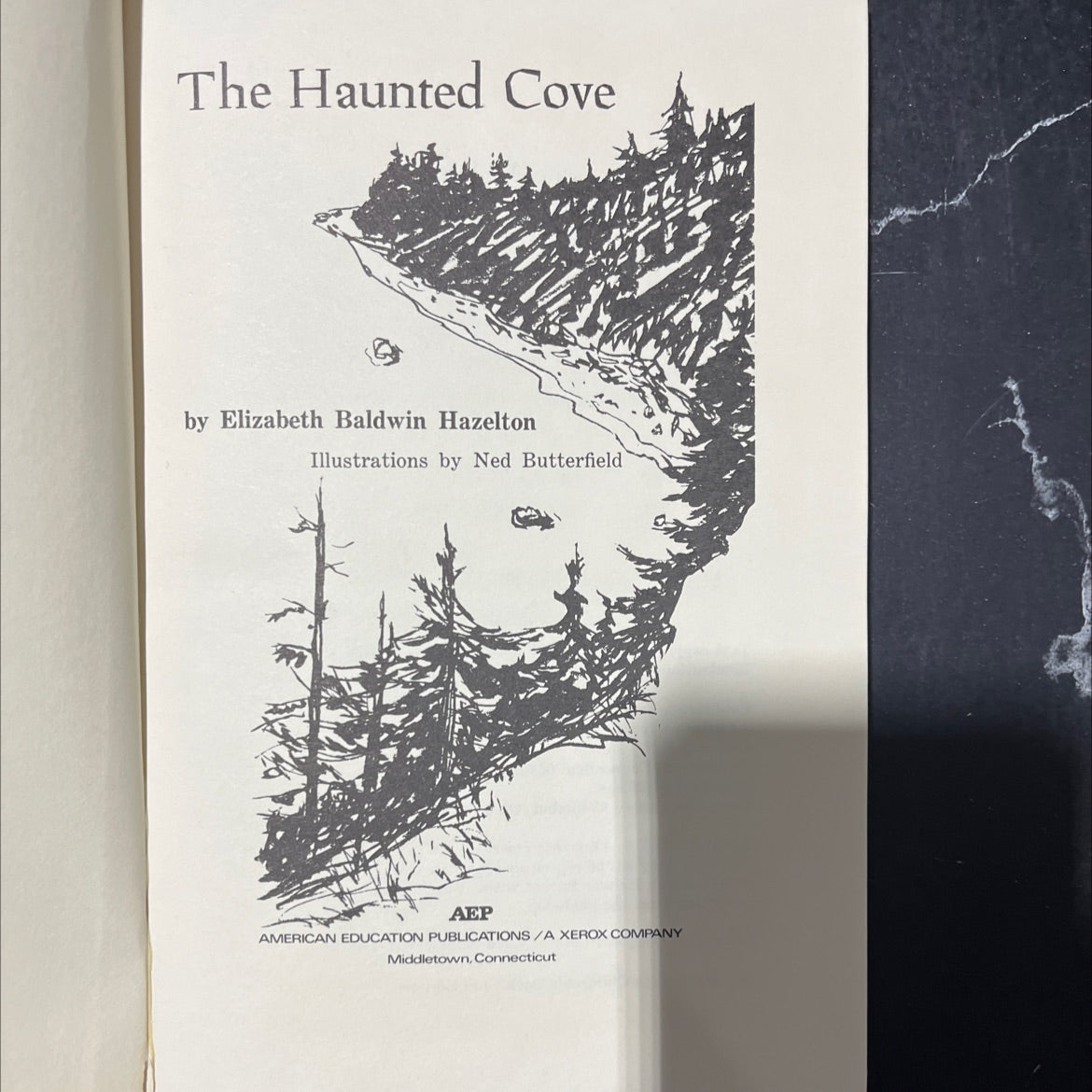 the haunted cove book, by elizabeth baldwin hazelton, 1971 Hardcover image 2
