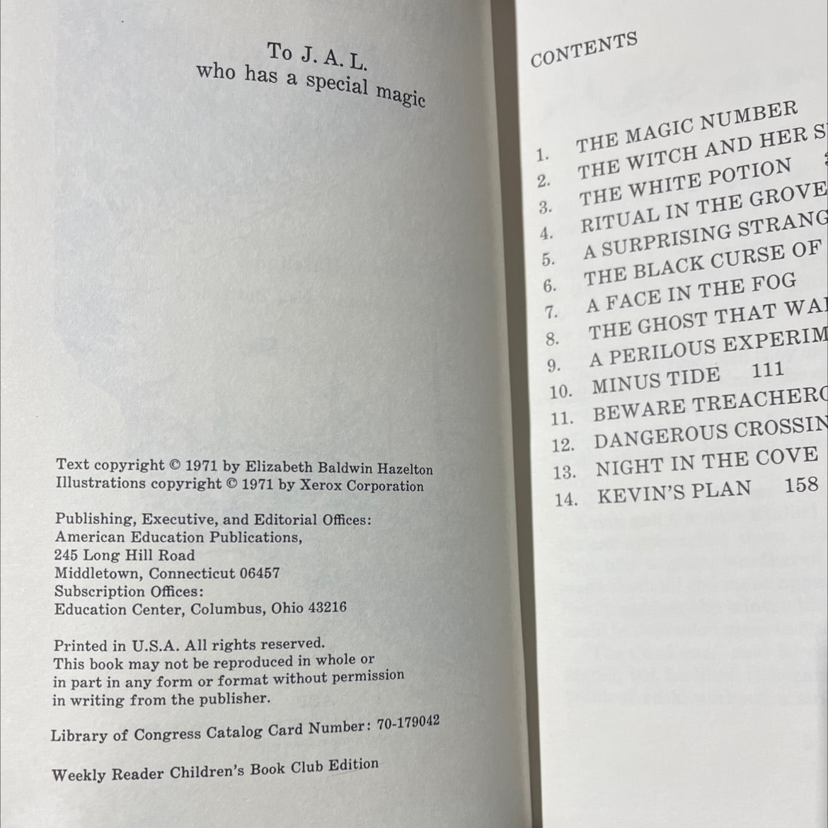 the haunted cove book, by elizabeth baldwin hazelton, 1971 Hardcover image 3