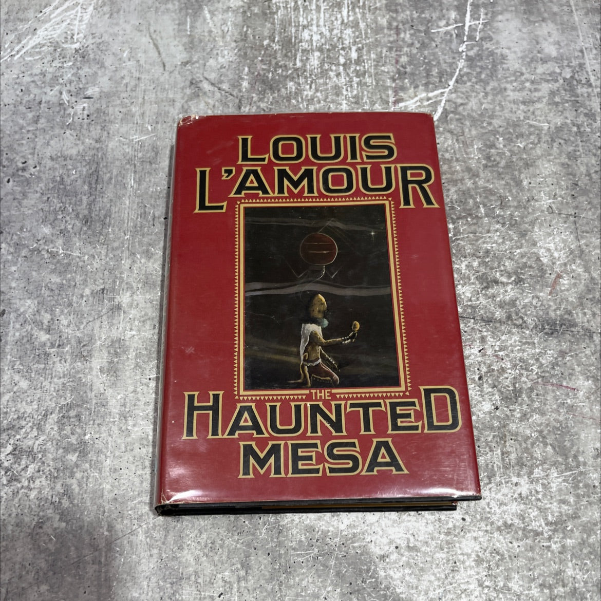 the haunted mesa book, by louis l'amour, 1987 Hardcover image 1