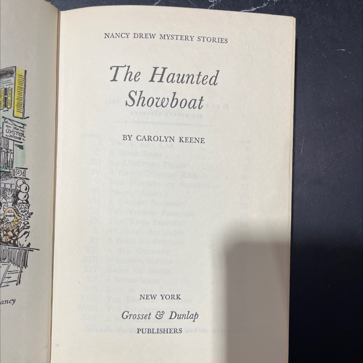 the haunted showboat book, by carolyn keene, 195 Hardcover image 2