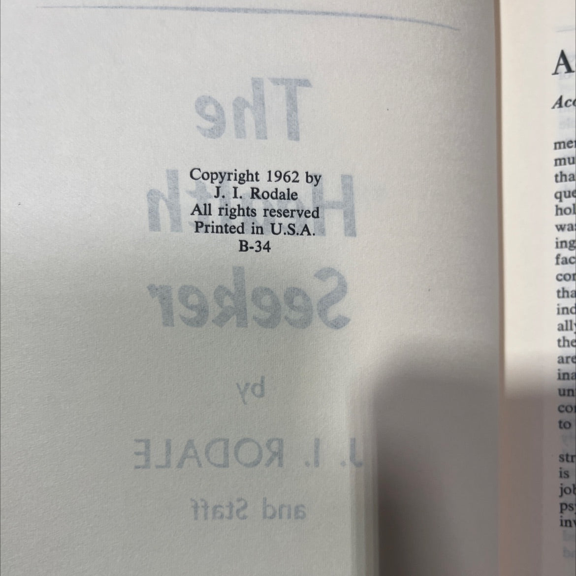 the health seeker book, by j. i. rodale, 1962 Hardcover image 3