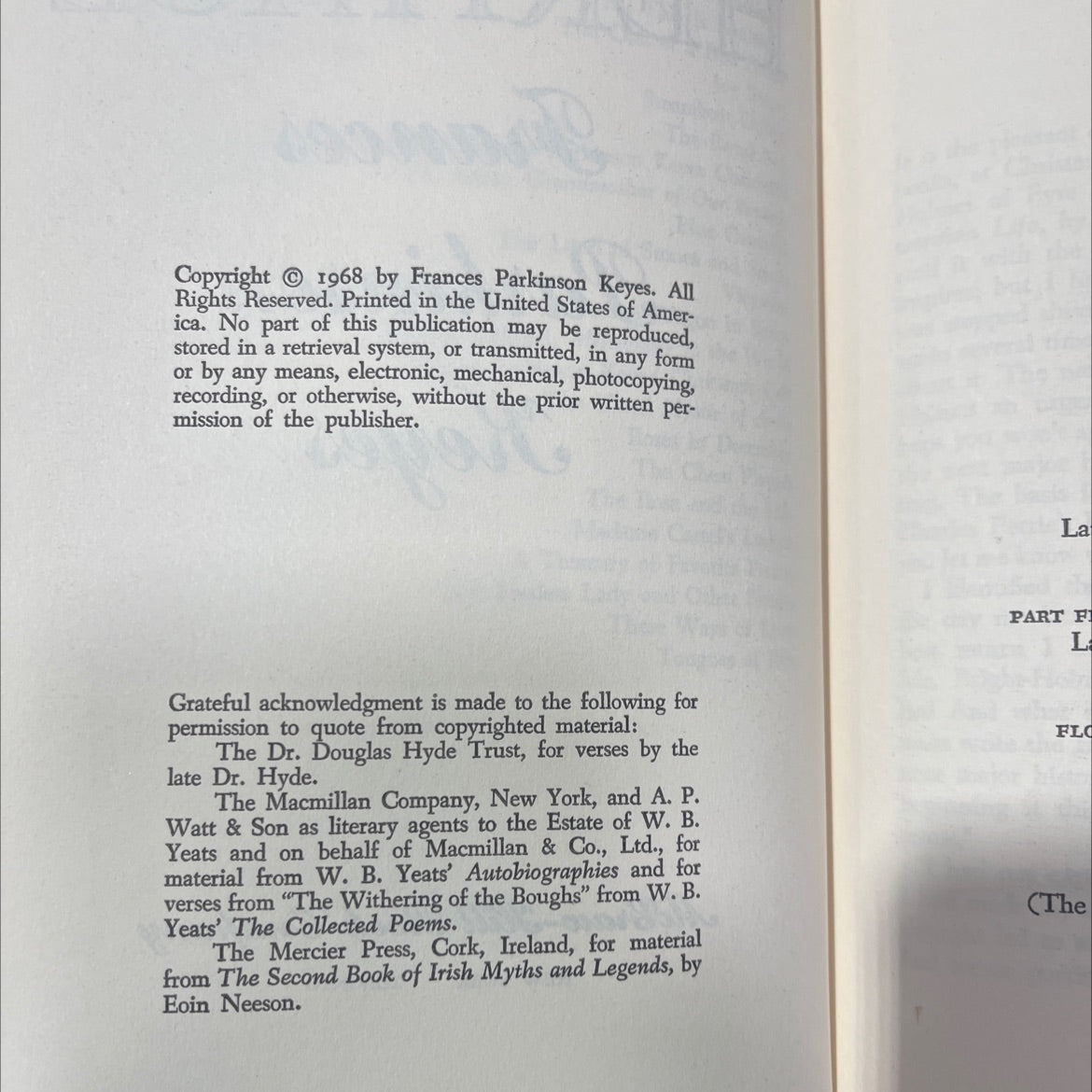 the heritage book, by Frances Parkinson Keyes, 1968 Hardcover image 3