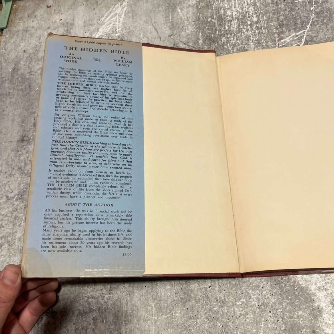 the hidden bible book, by william leary, 1957 Hardcover image 4