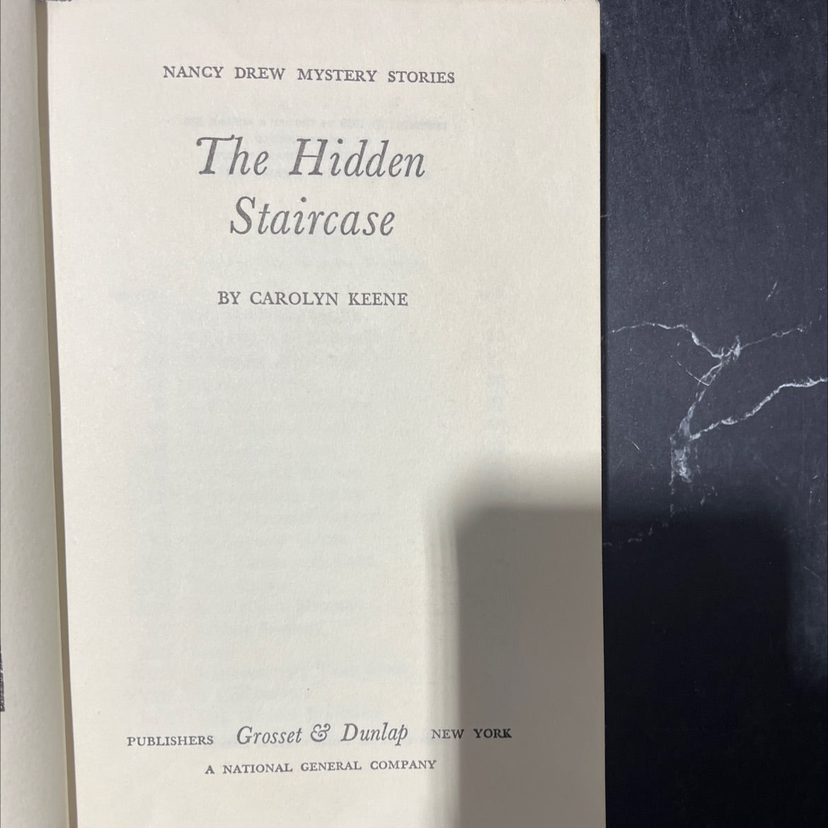 the hidden staircase book, by carolyn keene, 1959 Hardcover image 2