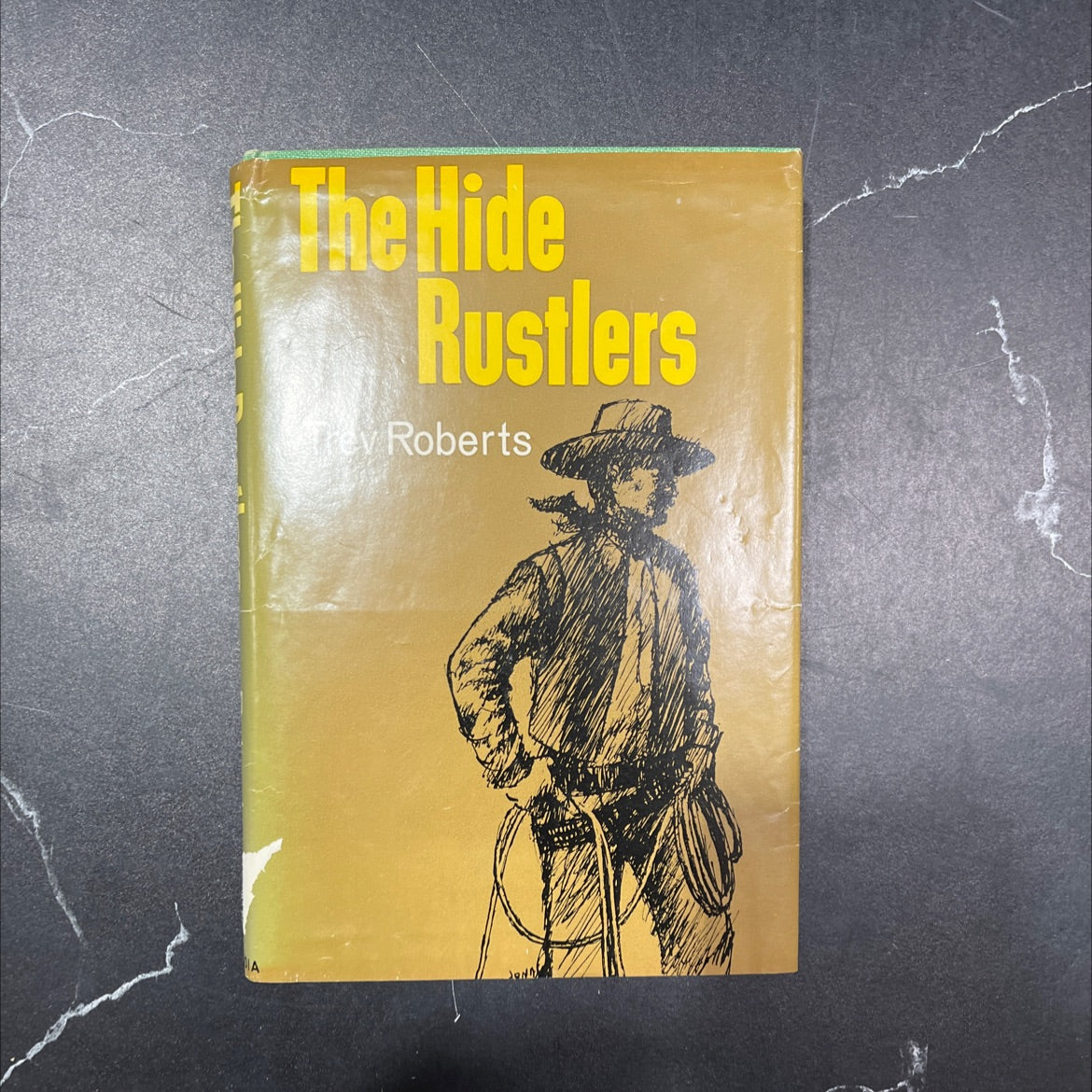 the hide rustlers book, by trev roberts, 1967 Hardcover image 1