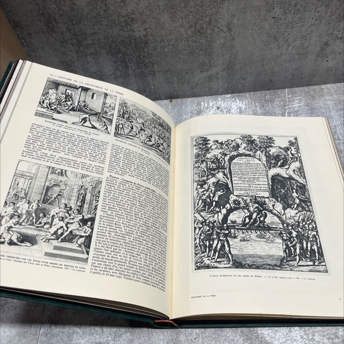 the history of the discovery of the earth book, by ch. de la roncère, 1938 Hardcover image 4