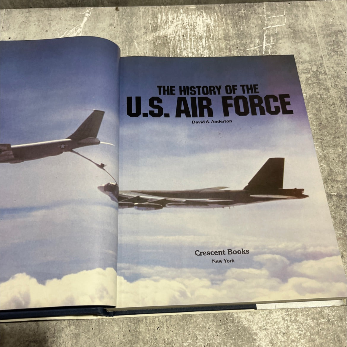 the history of the u.s. air force book, by David A. Anderton, 1981 Hardcover image 2