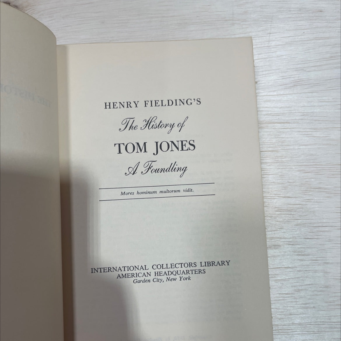 the history of tom jones a foundling book, by henry fielding, 1950 Hardcover image 2