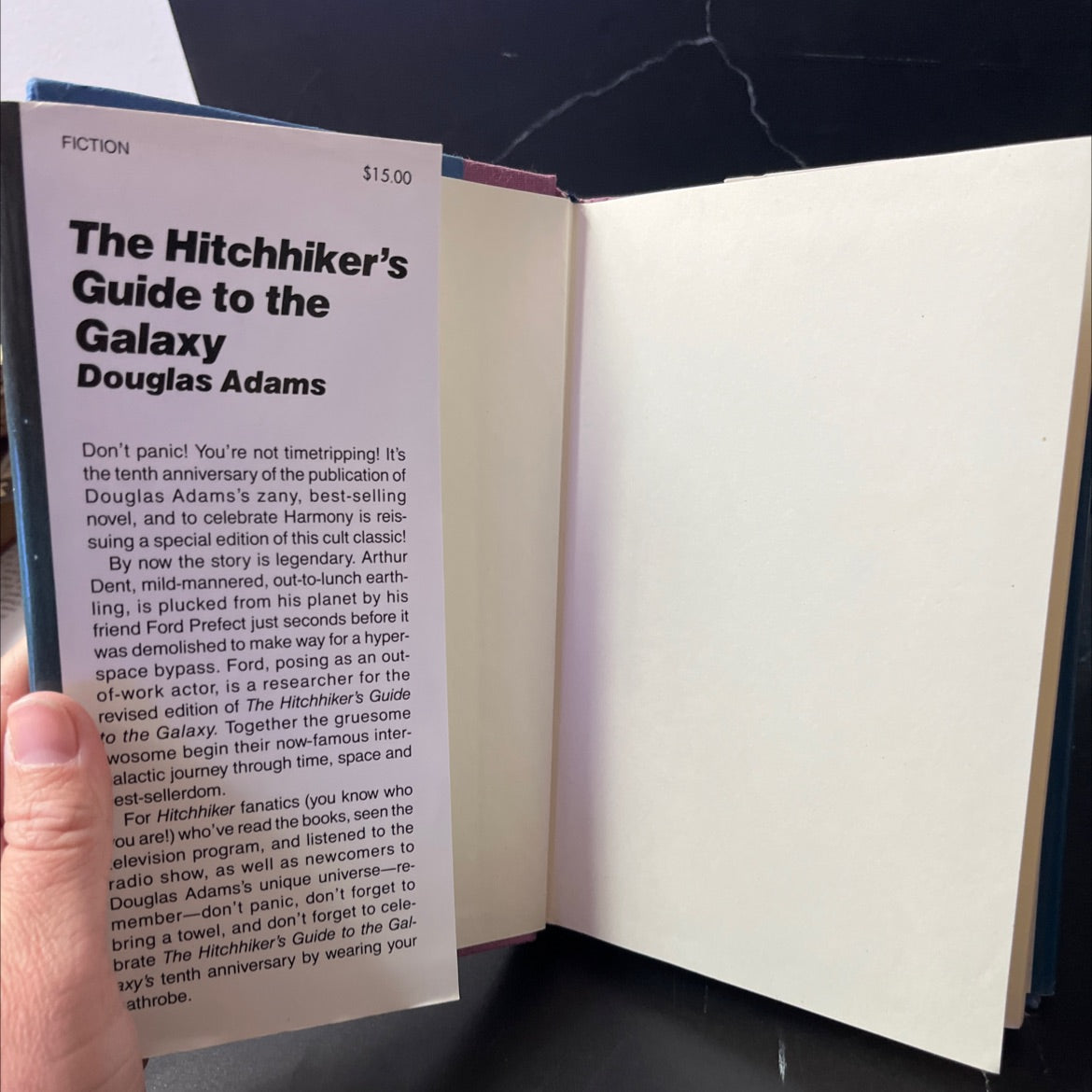 the hitchhiker's guide to the galaxy book, by douglas adams, 1979 Hardcover image 4