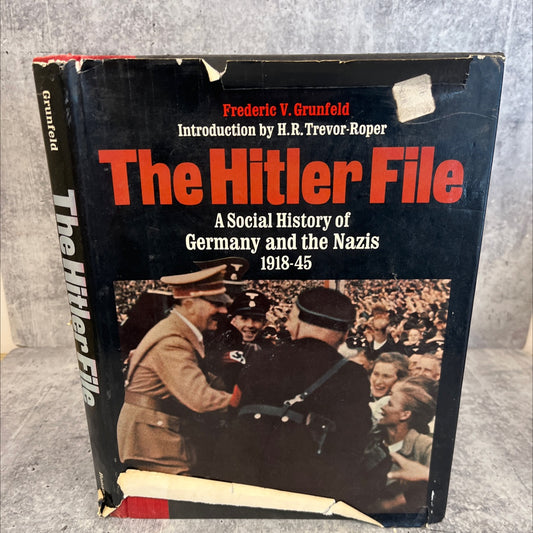 the hitler file book, by frederic v. grunfeld, 1979 Hardcover, Vintage image 1