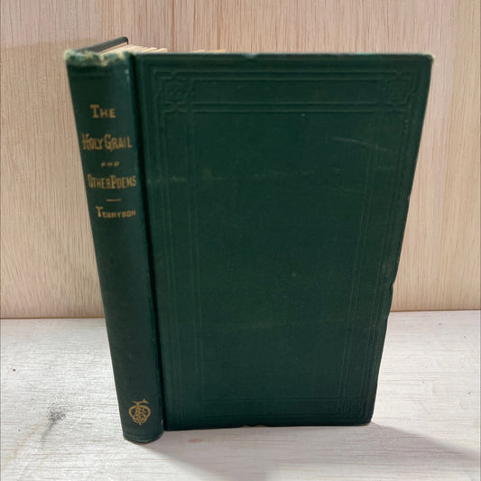 the holy grail, tossici and other poems book, by alfred tennyson, 1870 Hardcover, Antique image 1