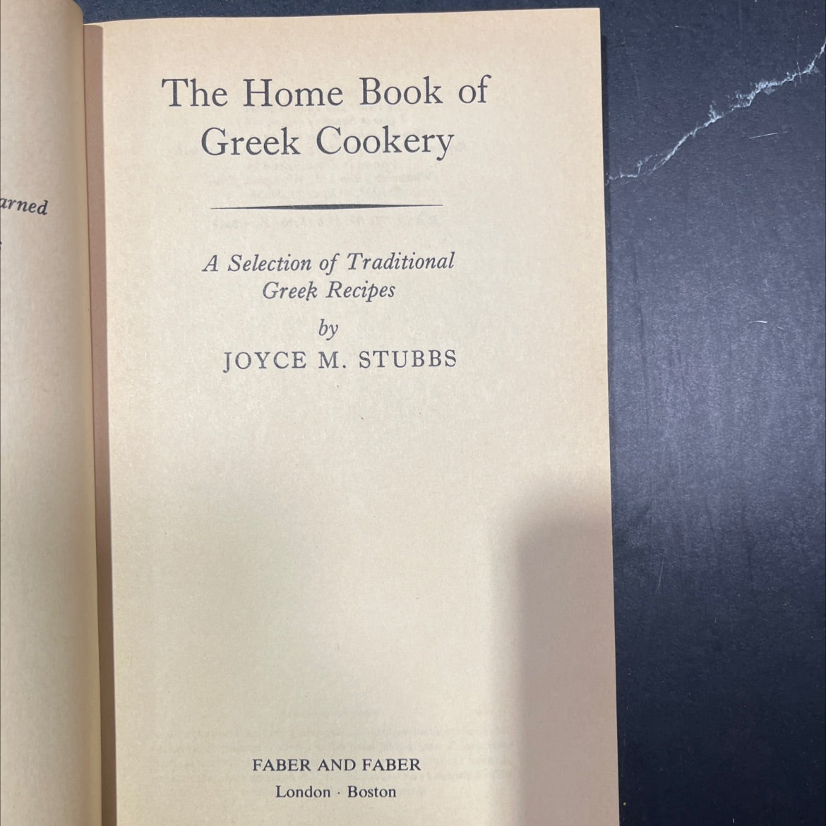 the home book of greek cookery book, by joyce m. stubbs, 1981 Paperback image 2