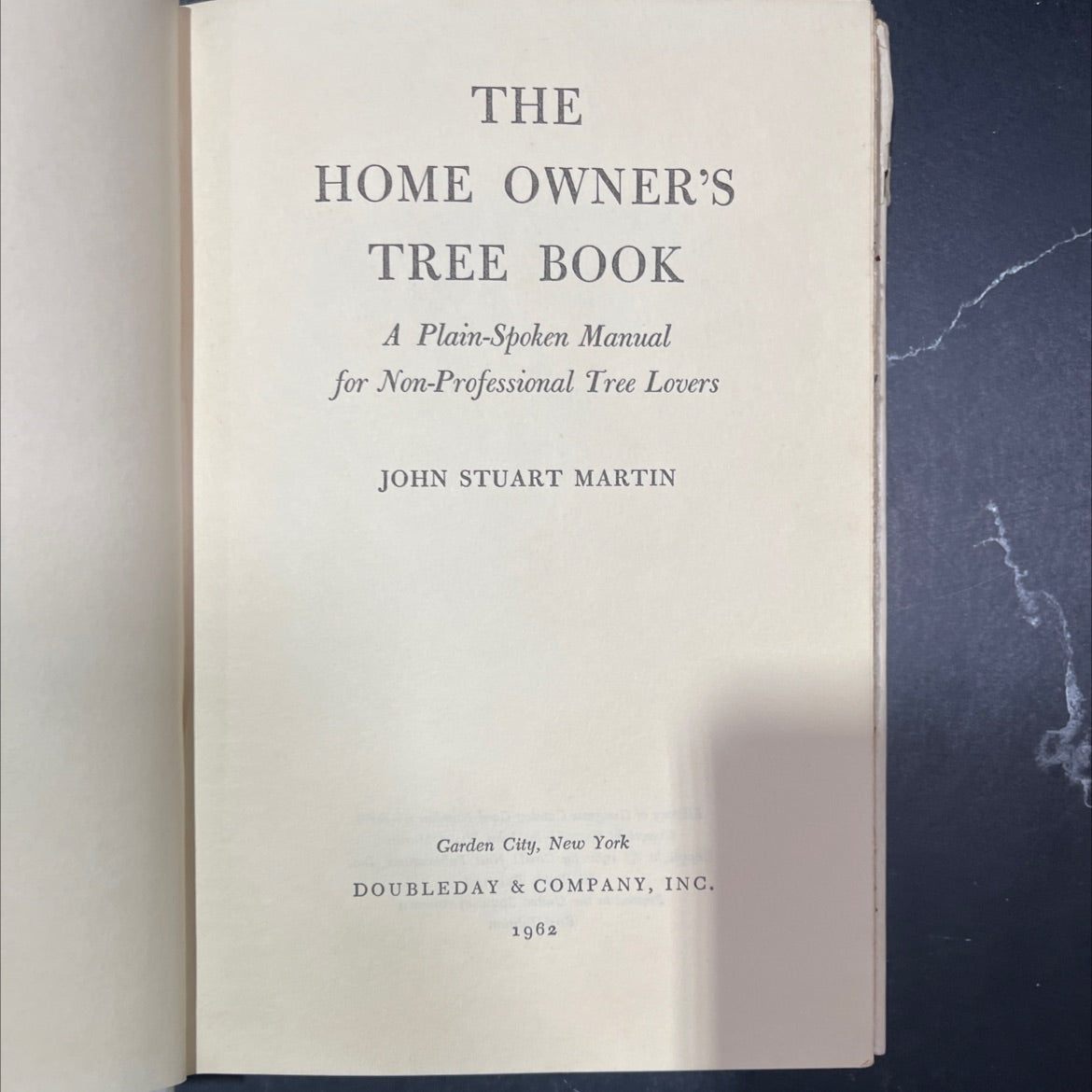 the home owner's tree book book, by john stuart martin, 1962 Hardcover image 2