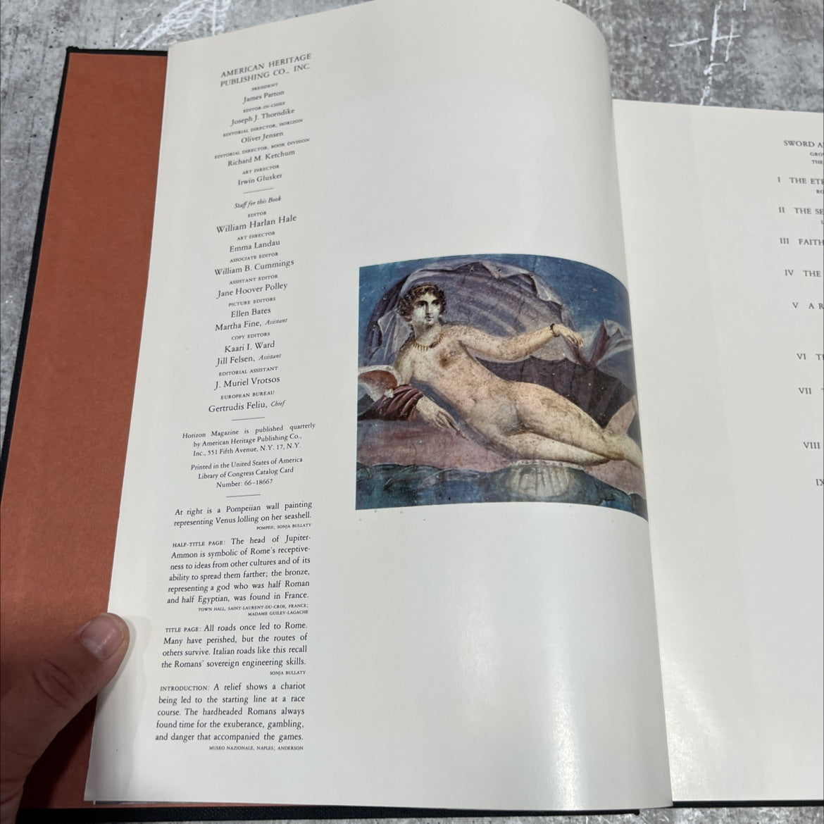 the horizon book of ancient rome book, by unknown, 1970 Hardcover image 3