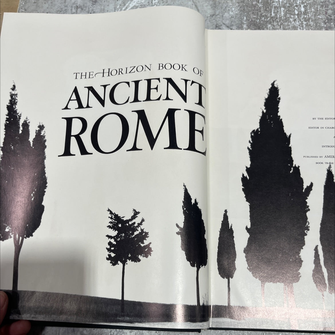 the horizon book of ancient rome book, by unknown, 1970 Hardcover image 2